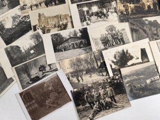 1.Weltkrieg, Konvolut 50 Fotos, meist im Postkartenformat