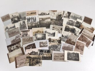 1.Weltkrieg, Konvolut 50 Fotos, meist im Postkartenformat