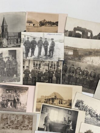 1.Weltkrieg, Konvolut 50 Fotos, meist im Postkartenformat