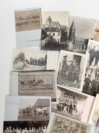 1.Weltkrieg, Konvolut 50 Fotos, meist im Postkartenformat