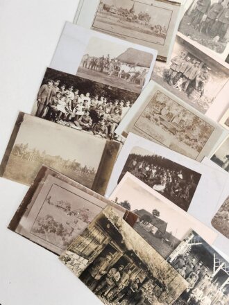 1.Weltkrieg, Konvolut 50 Fotos, meist im Postkartenformat