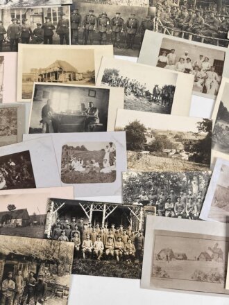 1.Weltkrieg, Konvolut 50 Fotos, meist im Postkartenformat