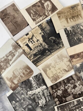 1.Weltkrieg, Konvolut 50 Fotos, meist im Postkartenformat