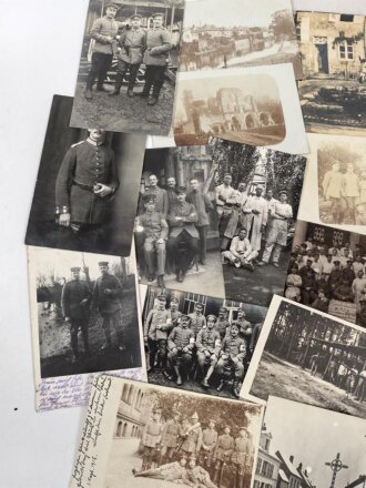 1.Weltkrieg, Konvolut 50 Fotos, meist im Postkartenformat