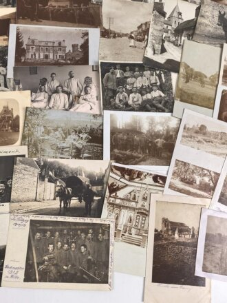 1.Weltkrieg, Konvolut 50 Fotos, meist im Postkartenformat