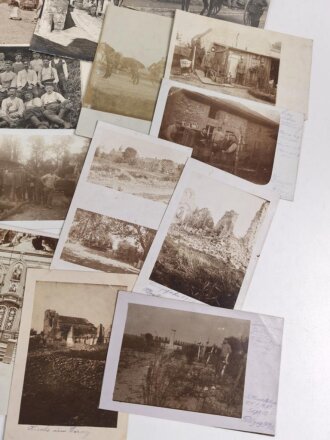 1.Weltkrieg, Konvolut 50 Fotos, meist im Postkartenformat