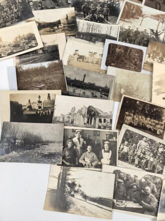 1.Weltkrieg, Konvolut 50 Fotos, meist im Postkartenformat