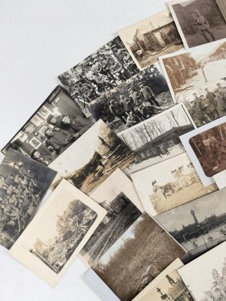 1.Weltkrieg, Konvolut 50 Fotos, meist im Postkartenformat