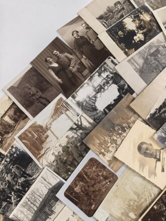 1.Weltkrieg, Konvolut 50 Fotos, meist im Postkartenformat