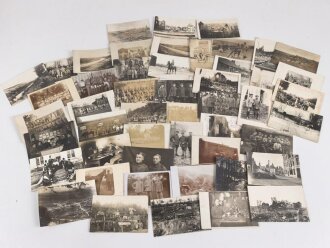 1.Weltkrieg, Konvolut 50 Fotos, meist im Postkartenformat
