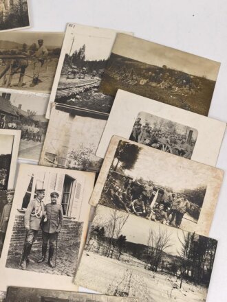 1.Weltkrieg, Konvolut 50 Fotos, meist im Postkartenformat