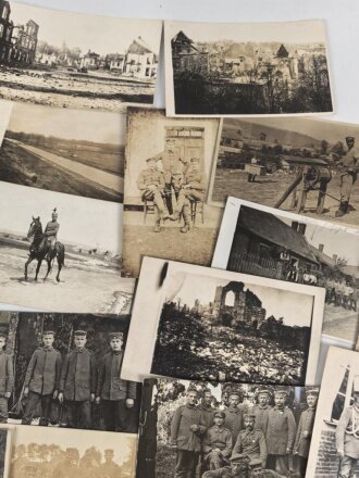 1.Weltkrieg, Konvolut 50 Fotos, meist im Postkartenformat