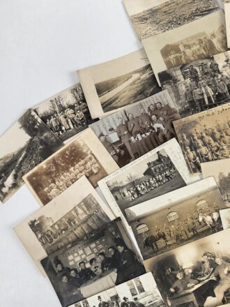 1.Weltkrieg, Konvolut 50 Fotos, meist im Postkartenformat