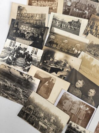 1.Weltkrieg, Konvolut 50 Fotos, meist im Postkartenformat