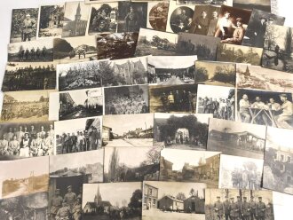 1.Weltkrieg, Konvolut 50 Fotos, meist im Postkartenformat