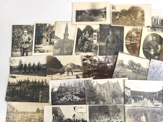 1.Weltkrieg, Konvolut 50 Fotos, meist im Postkartenformat