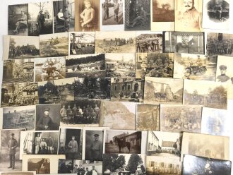 1.Weltkrieg, Konvolut 50 Fotos, meist im Postkartenformat
