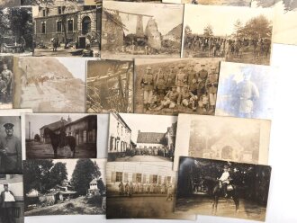 1.Weltkrieg, Konvolut 50 Fotos, meist im Postkartenformat