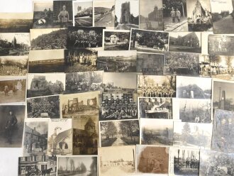 1.Weltkrieg, Konvolut 50 Fotos, meist im Postkartenformat