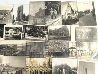 1.Weltkrieg, Konvolut 50 Fotos, meist im Postkartenformat