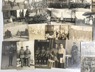 1.Weltkrieg, Konvolut 50 Fotos, meist im Postkartenformat