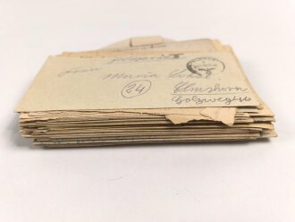 Konvolut Feldpost und Kriegsgefangenenpost , Insgesamt 42 zusammengehörige Belege