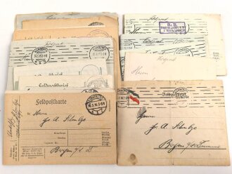1.Weltkrieg, Konvolut Feldpost eines Artilleristen,...