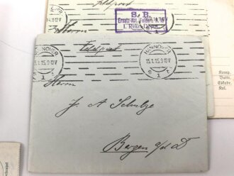 1.Weltkrieg, Konvolut Feldpost eines Artilleristen, insgesamt 45 Belege