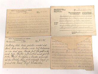 Konvolut  Kriegsgefangenenpost Frankreich, Insgesamt...