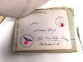 Konvolut Feldpost eines im Juli 1941 in Finnland gefallenen Infanteristen . Insgesamt knapp 100 Belege, davon einige Fotos sowie Anschreiben zum Thema Heldentod.