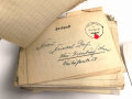 Konvolut Feldpost eines im Juli 1941 in Finnland gefallenen Infanteristen . Insgesamt knapp 100 Belege, davon einige Fotos sowie Anschreiben zum Thema Heldentod.
