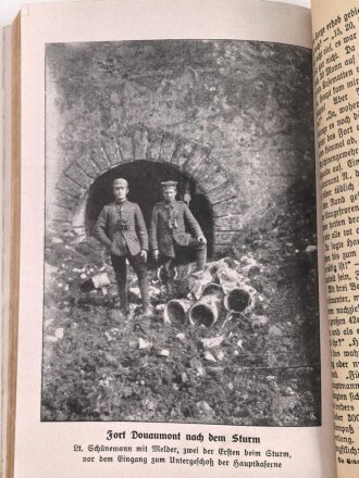 "Die Stürmer von Douaumont" Kriegserlebnisse eines Kompagnieführers. Buchrücken löst sich