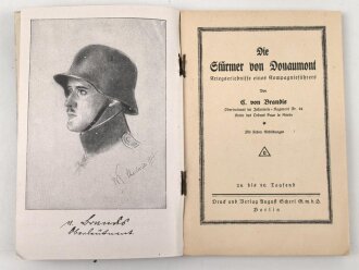 "Die Stürmer von Douaumont" Kriegserlebnisse eines Kompagnieführers. Buchrücken löst sich