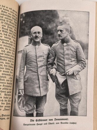 "Die Stürmer von Douaumont" Kriegserlebnisse eines Kompagnieführers. Buchrücken löst sich