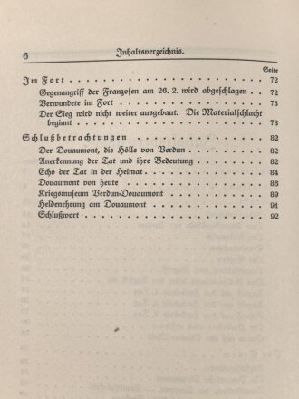 "Douaumont wie es wirklich war" von Eugen Rabe. Frundsberg Verlag 1934 mit 94 Seiten