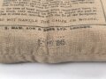 Großbritannien 2. Weltkrieg, Verbandspäckchen " First Field Dressing" datiert 1945