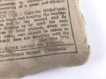 Großbritannien 2. Weltkrieg, Verbandspäckchen " First Field Dressing" datiert 1944