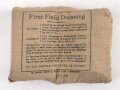Großbritannien 2. Weltkrieg, Verbandspäckchen " First Field Dressing" datiert 1945