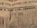 Großbritannien 2. Weltkrieg, Verbandspäckchen " First Field Dressing" datiert 1945