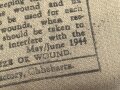 Großbritannien 2. Weltkrieg, Verbandspäckchen " First Field Dressing" datiert 1944