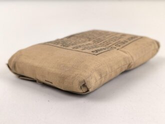Großbritannien 2. Weltkrieg, Verbandspäckchen " First Field Dressing" datiert 1944