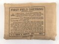 Großbritannien 2. Weltkrieg, Verbandspäckchen " First Field Dressing" datiert 1944