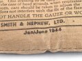 Großbritannien 2. Weltkrieg, Verbandspäckchen " First Field Dressing" datiert 1944