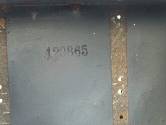 80 Watt Sender a  ( 80 W.S.a ) datiert 1943 ( für Panzerspähwagen und Schützenpanzer) überlackiertes Stück , ungereinigt,  Funktion nicht geprüf