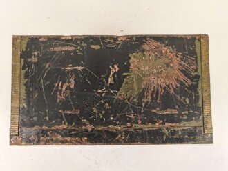 80 Watt Sender a  ( 80 W.S.a ) datiert 1943 ( für Panzerspähwagen und Schützenpanzer) überlackiertes Stück , ungereinigt,  Funktion nicht geprüf