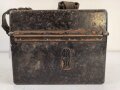 Feldfernsprecher 33 der Wehrmacht. Ungereinigtes Stück, datiert 1940, Funktion nicht geprüft