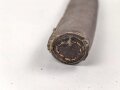 Tragebehälter für einen Ersatzlauf MG15 Luftwaffe. Ersatzmaterial, so zur Erdkampfausführung geführt.. Ungereinigt, defekt