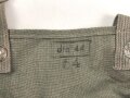 Tasche für eine Gasplane der Wehrmacht. Datiert 1944, guter Gesamtzustand