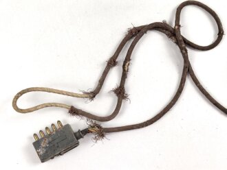 Handapparat für einen Feldfernsprecher 33 der Wehrmacht. Ungereinigt, die Kapseln fehlen