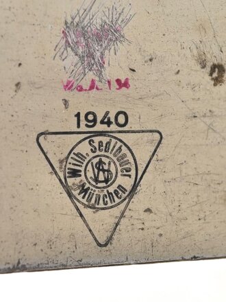 Schnurloser Überträger Wehrmacht datiert 1940. Guter Gesamtzustand, Funktion nicht geprüft
